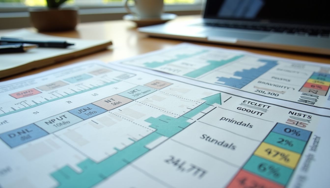 A variety of equity-linked notes (ELNs) with different participation rates and principal protection levels displayed on a desk.